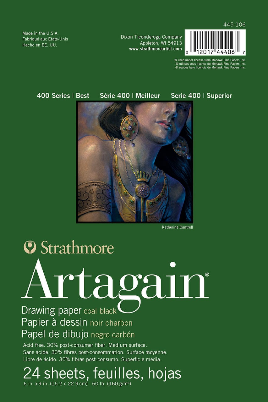 Strathmore® 400 Series Black Artagain Paper Pad